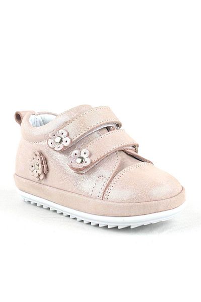 Rakerplus Limpo Genuine Leather Powder Anatomical Baby Girl First Step Shoes
