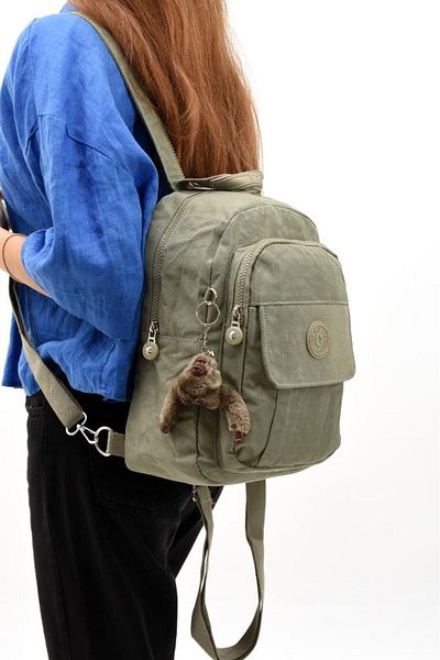 Baginn Τσάντα σώματος 30*22 cm από ελαφρύ ύφασμα κλίνκερ - Σακίδιο στήθους και πλάτης, πολλαπλές τσέπες