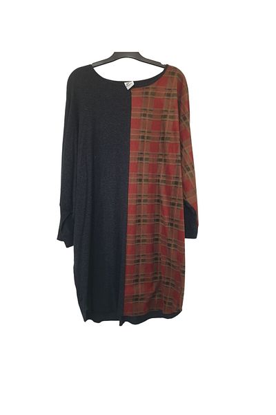 GGMM Bat Model Velvet Detailed Tunic