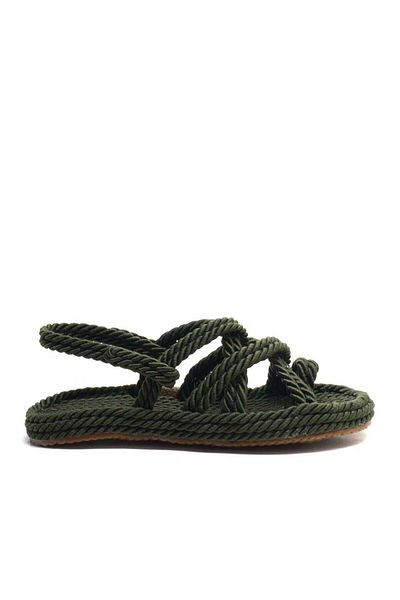 PINO Sandale casual kaki Flip Flops pentru femei Rope Rope