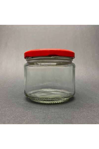 Paşabahçe 10 Pieces 330 Cc Glass Magnolia Jar with Lid