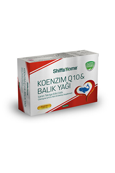 Shiffa Home Koenzım Q10 Balık Yağı Omega3 30 Kapsül Softjel Gıda Takviyesi