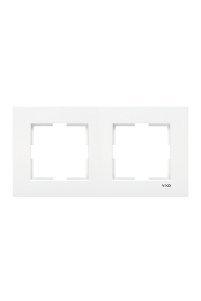 VİKO Viko Karre Beyaz  İkili Çerçeve(5 Adet)