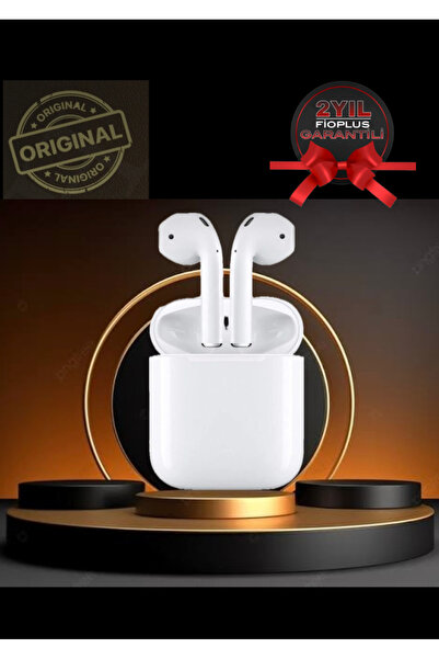 FİOPLUS Alrpods l12 Beyaz Bluetooth Kulaklık Tüm Telefonlar İle Uyumlu l12