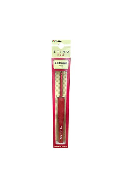 Tulip Etimo Red (KIRMIZI) Silikon Saplı Tığ - 4.00 Mm