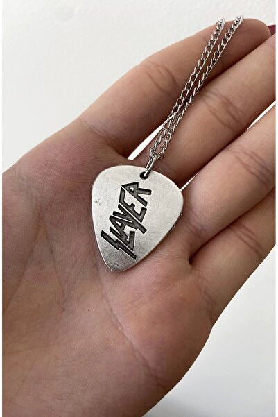 DarkellaStore Gotik Punk Slayer Metal Pena Kolye