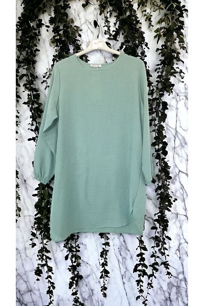 GGMM 90 cm Length Raw Linen Tunic