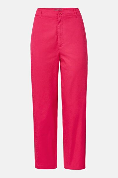 Tchibo Women Regular Fit Stretchable Trouser Pants, Pink