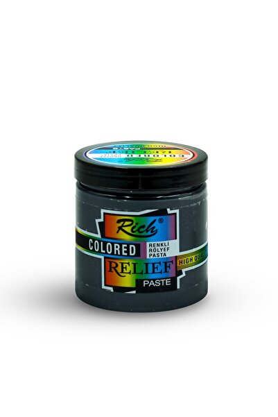 Rich Renkli Rölyef Pasta 250cc Antrasit 10169