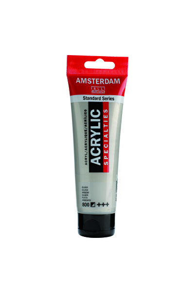 Talens Amsterdam Akrilik Boya 120ml. N:800 Silver