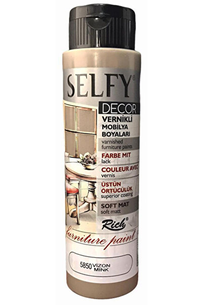 Rich Selfy Decor Vernikli Boya 500cc - Vizon 5850