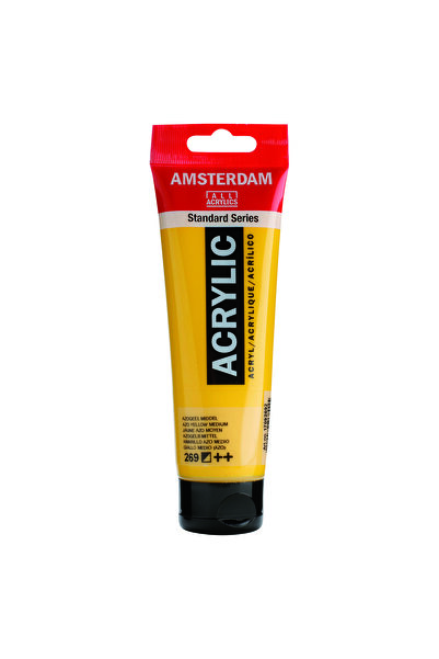 Talens Amsterdam Akrilik Boya 120ml. N:269 Azo Yellow Medium