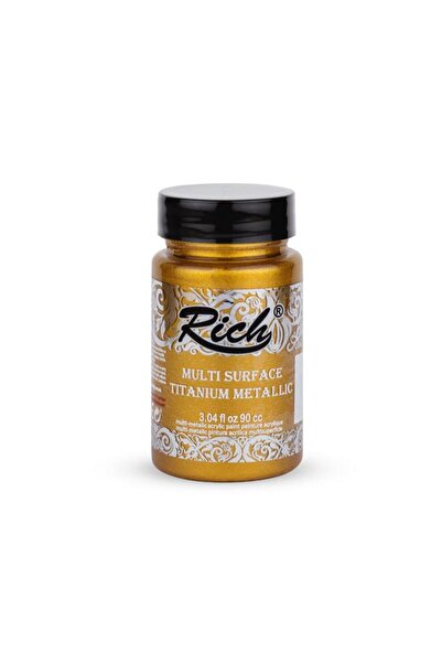Rich Multi Surface Titanium Metalik Boya 90 cc. N:2524 Antik Altın