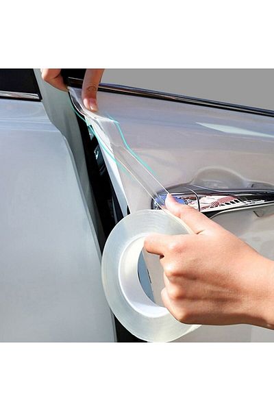 GELDİMİCOM Transparent Door Scratch and Protection Tape - 5 Meters X 3 cm Preventive