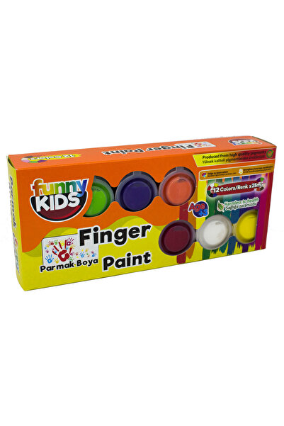 Rich Funny Kids Parmak Boyası Seti 12x25ml
