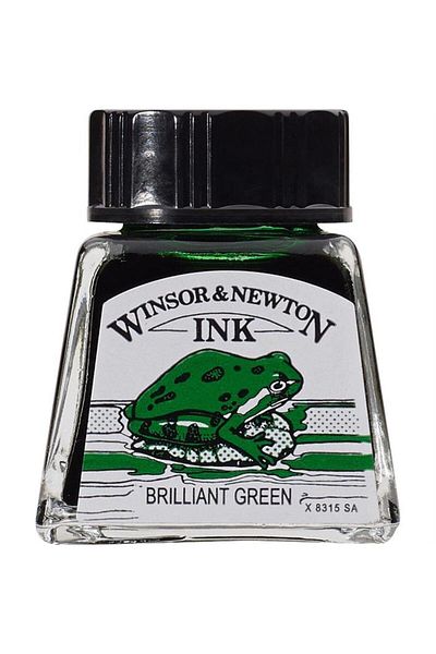 Winsor Newton Winsor & Newton Tile Ink 14ml - Brilliant Green