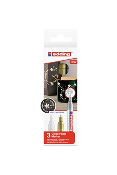 Edding 3'lü Metalik Boya Dekor Markör Set 2-4mm