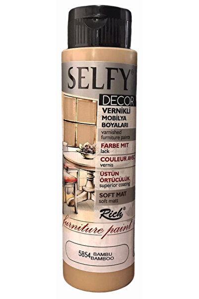 Rich Boya Rich Selfy Decor Vernikli Boya 500cc - Bamboo 5854