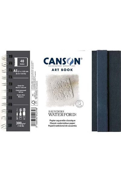 Canson Spiral Block Notebook Saunders Waterford 20 YpA5