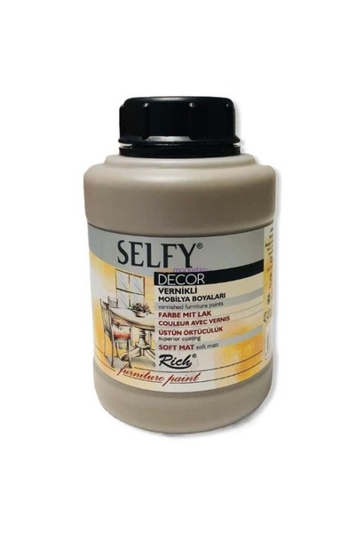 Rich Selfy Decor Vernikli Boya 1250cc - Vizon 12850