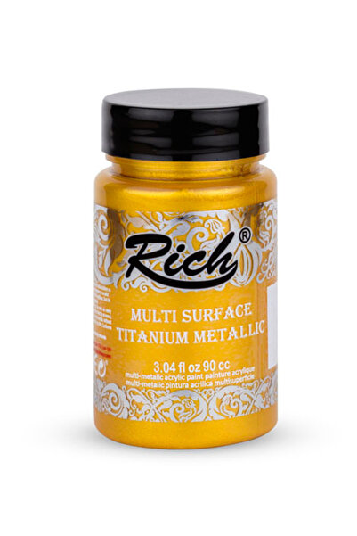 Rich Multi Surface Titanium Metalik Boya 90 cc. N:2520 Altın