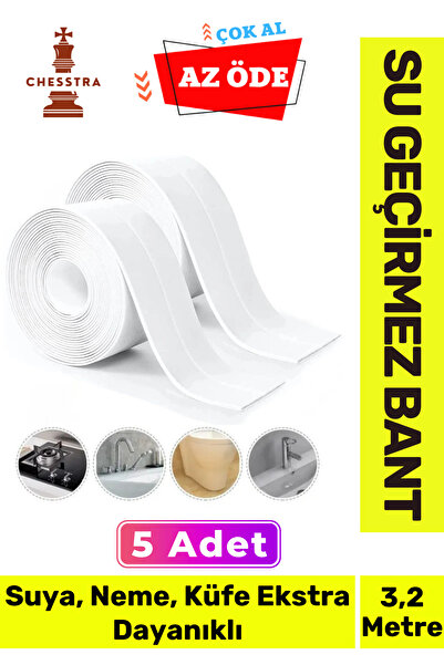 chesstra Özel Üretim Lavabo Tezgah Klozet Banyo Pencere Duş İzolasyon 3.2m Su...