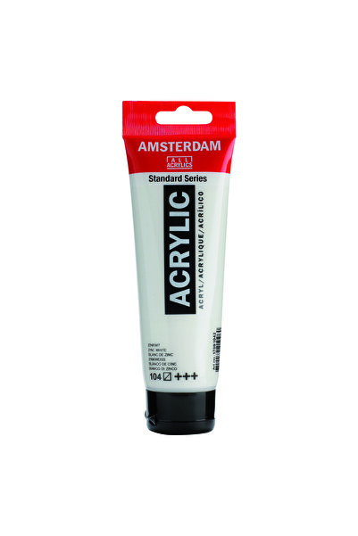 Genel Markalar Amsterdam Akrilik Boya 120ml. N:104 Zinc White