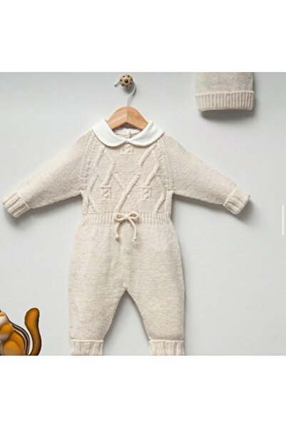 Sincabın Düşleri طقم بذلة وقبعة تريكو للأطفال للجنسين - صندوق هدايا ترحيب بال...