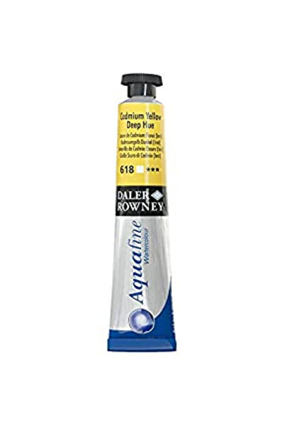 Daler Rowney Aquafine Tüp Sulu Boya 8ml - 618 Cadmium Yellow Deep Hue