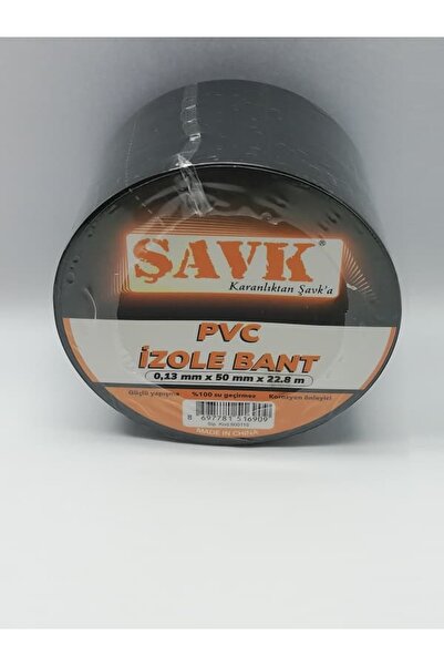 şavk Geniş Pvc Izole Bant Siyah Şavk