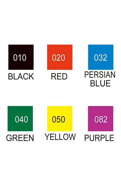 Zig Clean Color F Double Tip Pen 6 Color Set