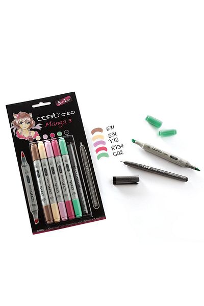 Copic Ciao 5 1 Set - Manga 3 Book