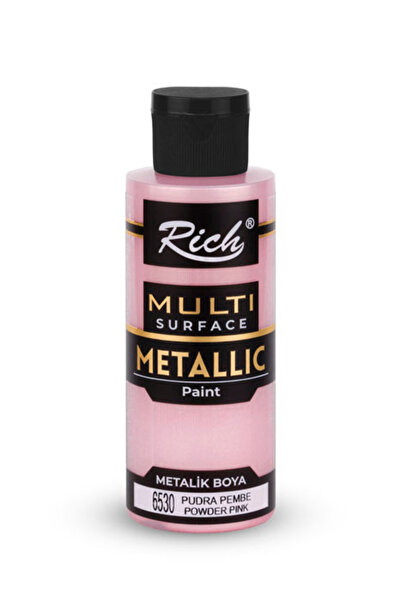 Rich Multi Surface Metalik Akrilik Boya 120 cc. - Pudra Pembe 6530