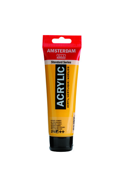 Talens Amsterdam Akrilik Boya 120ml. N:270 Azo Yellow Deep