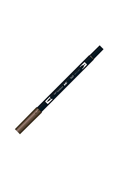 Tombow AB-T Dual Brush Pen Grafik Kalemi Chocolate 969