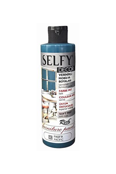Rich Boya Rich Selfy Decor Vernikli Boya 240cc - Pasifik 838