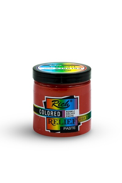 Rich Renkli Rölyef Pasta 250cc Kiremit 10164