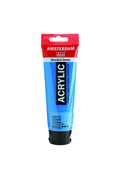 Talens Amsterdam Akrilik Boya 120ml. N:572 Primary Cyan