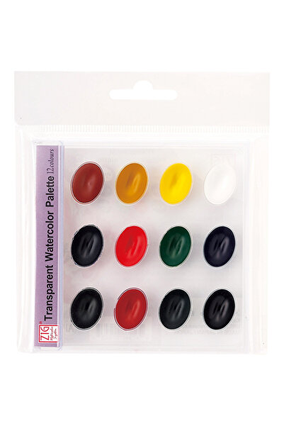 Zig Pigment Tablet Suluboya 12 Renk