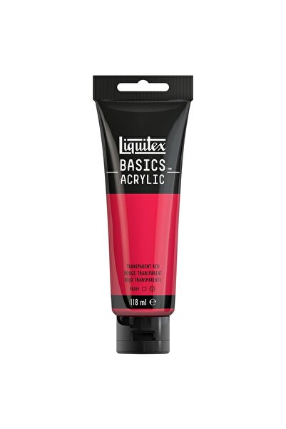 Liquitex Basics Acrylic 118ml Akrilik Boya Transparent Red 47