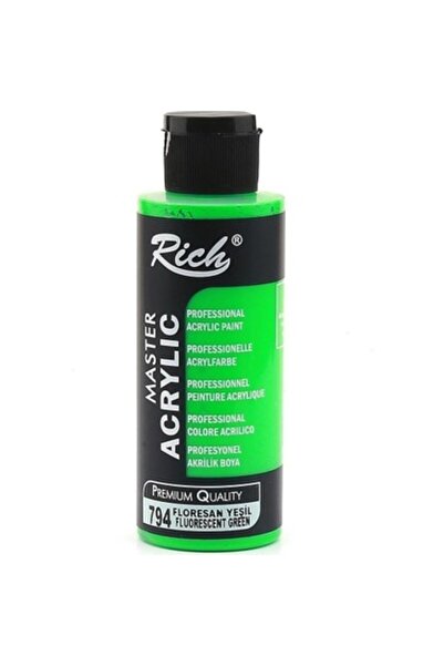 Rich Boya Rich Akrilik Boya 120cc Floresan Yeşil 794