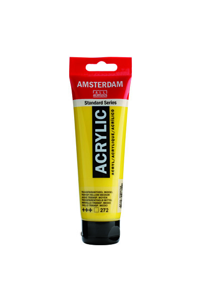 Talens Amsterdam Akrilik Boya 120ml. N:272 Transparent Yellow Medium