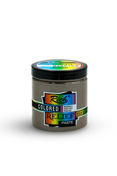 Rich Renkli Rölyef Pasta 250cc Mocha 10162