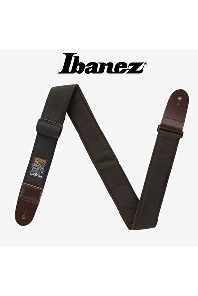IBANEZ DCS50-BK Designer Collection Straps BK - Black Gitar Askısı