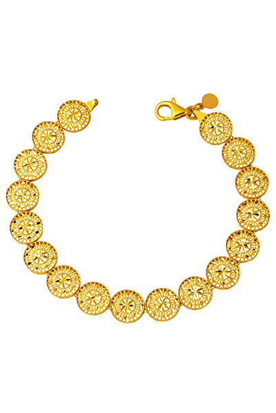 Bilezikci Yaşam Çiçeği 22 Ayar Altın Bileklik