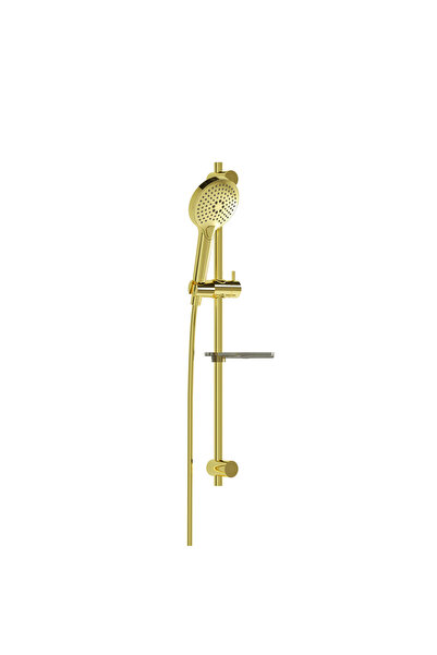 VitrA Artema Bliss A4574323 3F Sürgülü El Duşu Takımları, Altın