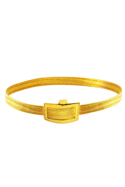 Bilezikci Trabzon Hasır 22 Ayar Altın Bileklik