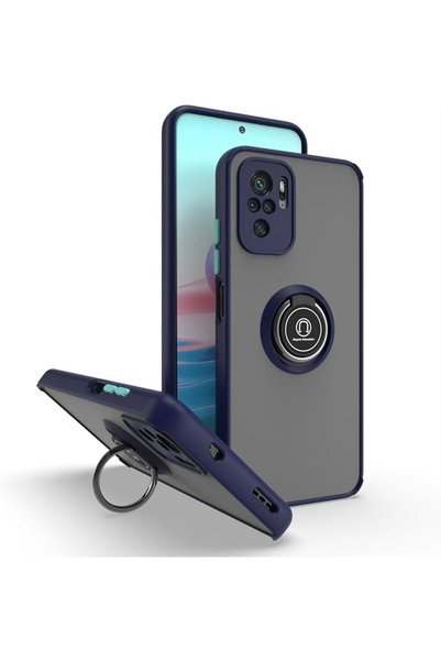 Rivor Xiaomi Redmi Note 10 Pro Kılıf 3d Kamera Korumalı Buzlu Kenarları Renkl...