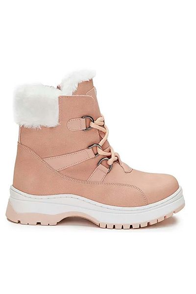 Kids Club Shoes Vicco Alexis Furry Orthopedic Παιδικές Μπότες PUDRA