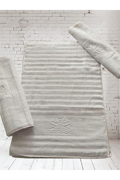 Gohiba Thick Bathroom Foot Towel - High Gradient, Jacquard Mat, 100% Cotton